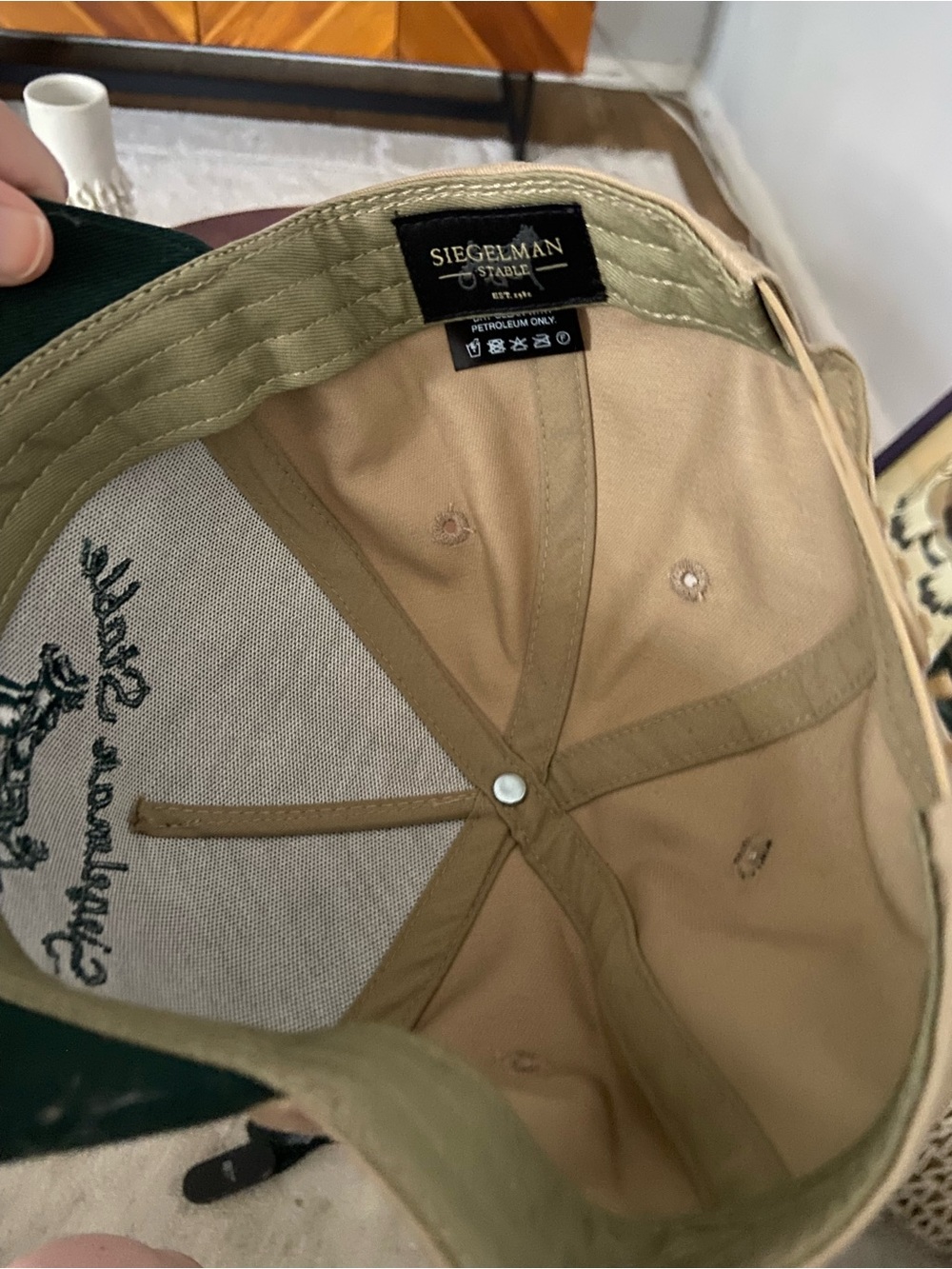 BNWT NEW, never worn Siegelman Stable Snapback Dad Cap Hat - Picture 4 of 6